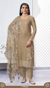 Sajawat By Vinay Kuleesh Organza Chiffon Designer Salwar Suits Wholesale Online